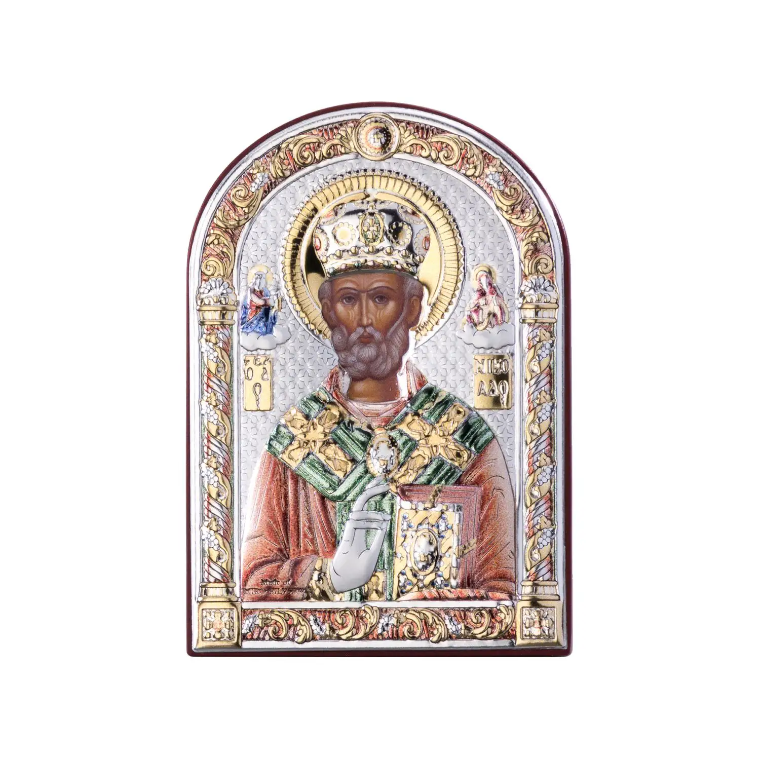 Икона Святой Николай Чудотворец (6*8.5) наклейка икона николай чудотворец вид 2 6 х 9 см