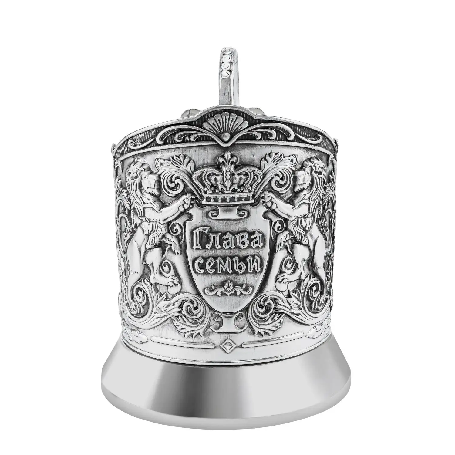 Набор д/чая посеребренный "Глава семьи (Триумфальная)"