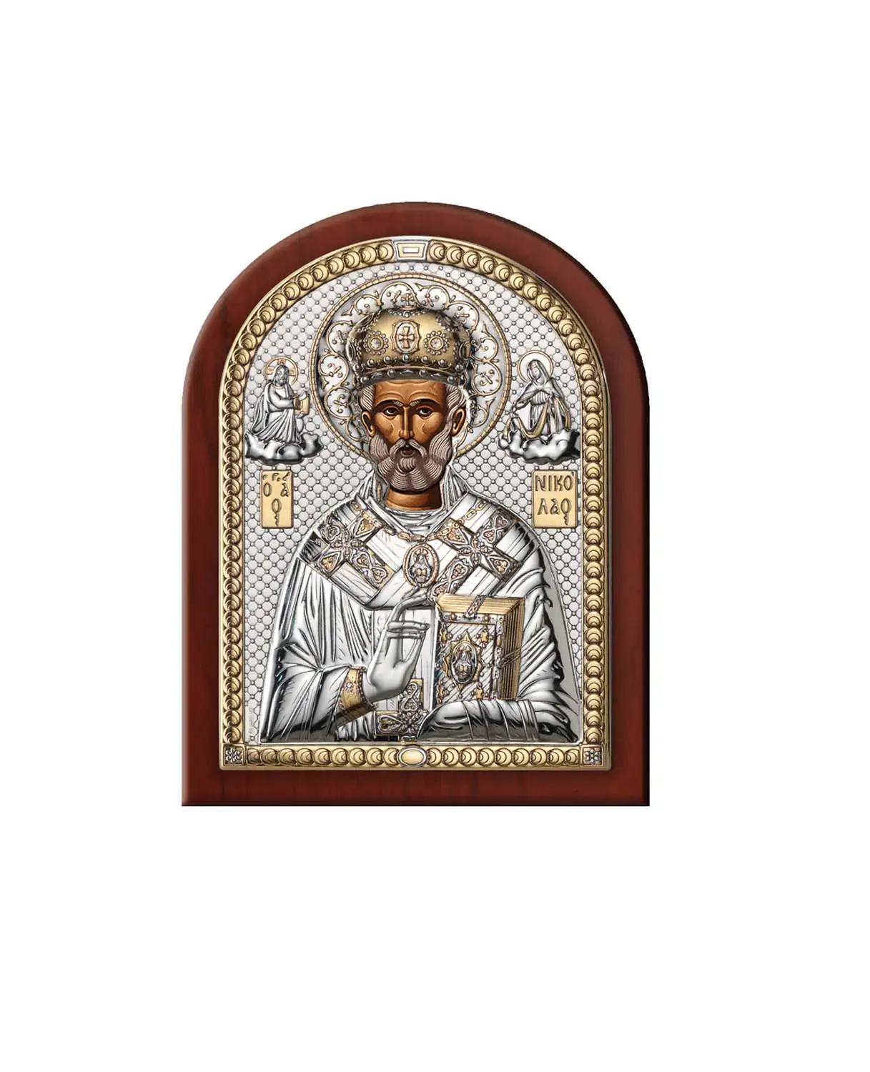 Икона Святой Николай Чудотворец (7.5*11), цветной икона в ризе 11 13 2190009 объёмная николай чудотворец