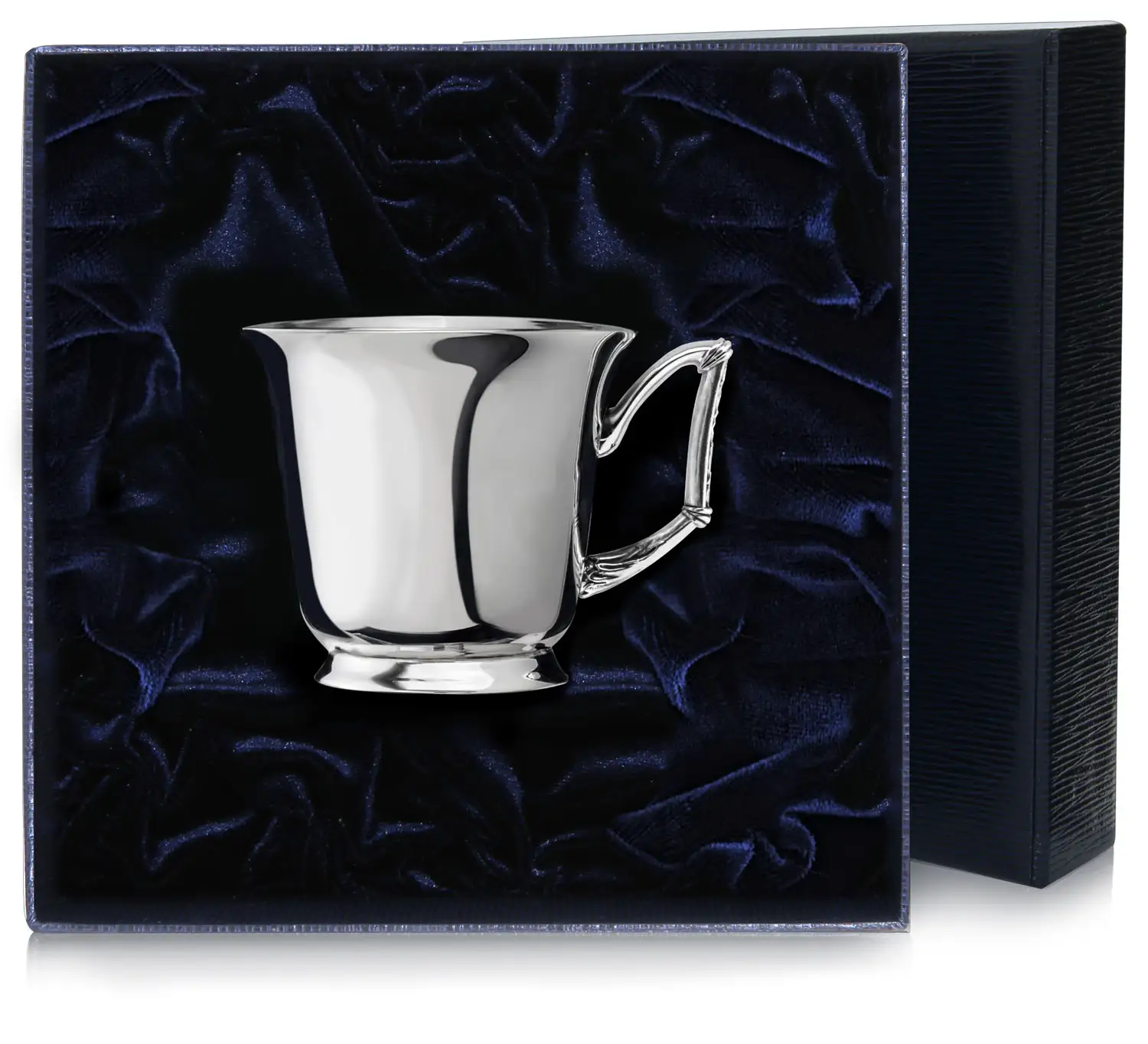 Чашка чайная Элегия чернением (Серебро 925)