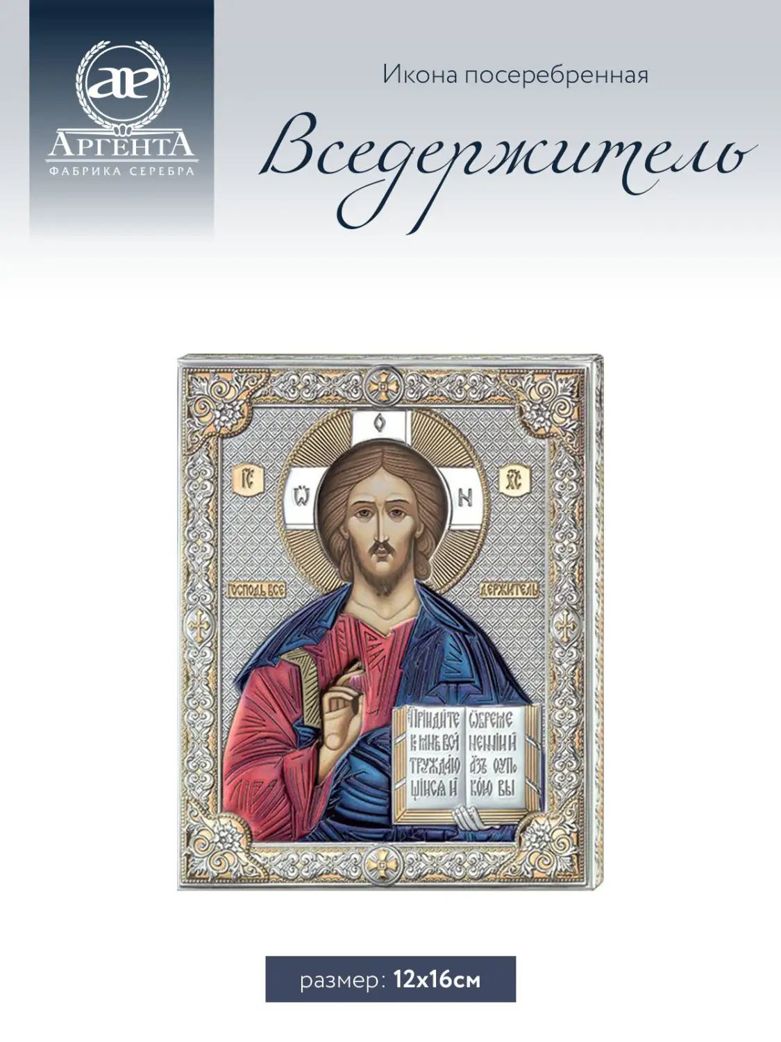 Икона Вседержитель(12*16)