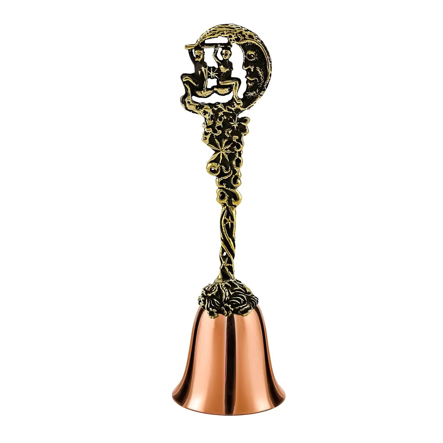 Колокольчик "Зодиак-Весы" медь-латунь с чернением