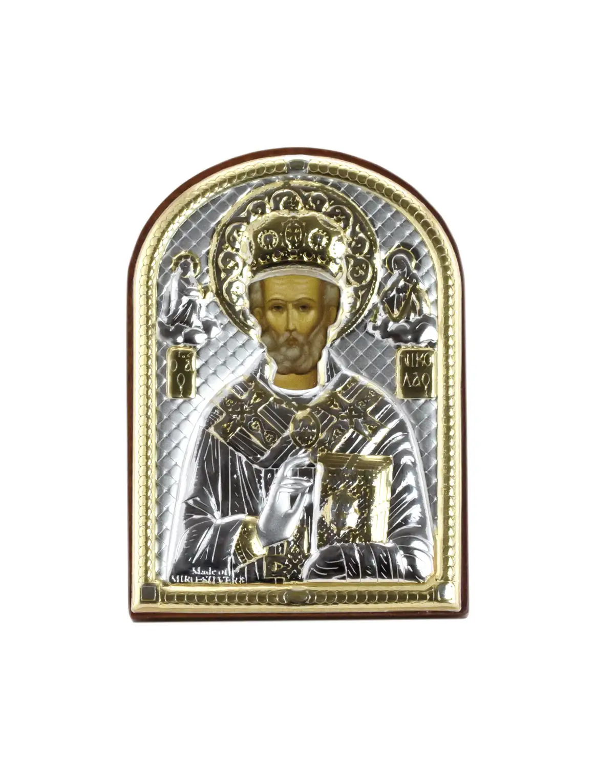 Икона Святой Николай Чудотворец (4.5*6.5) икона николай чудотворец 27х31