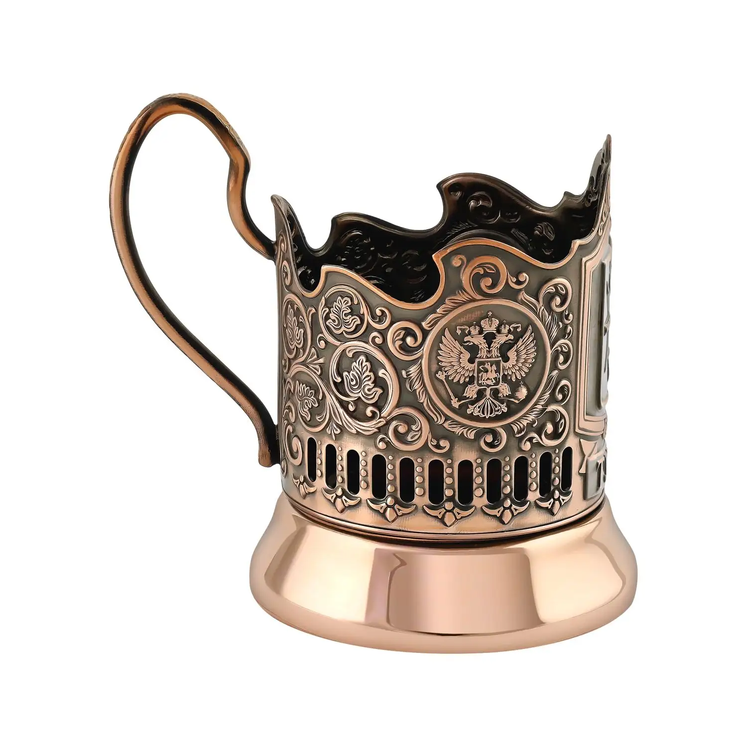 Подстаканник медный "Тула"