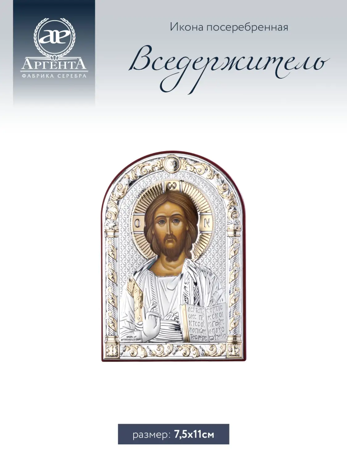 Икона Вседержитель (7.5*11)