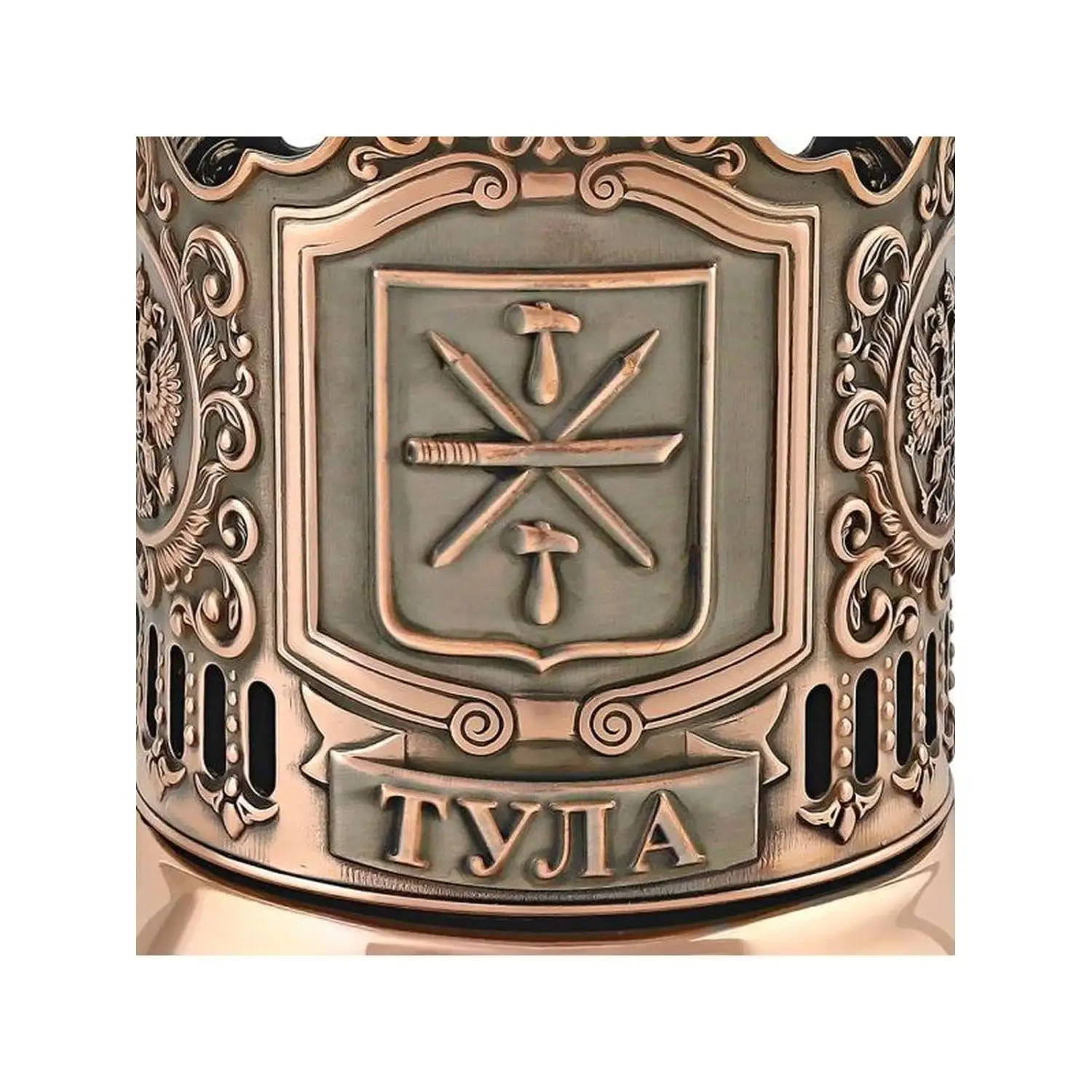 Подстаканник медный "Тула"