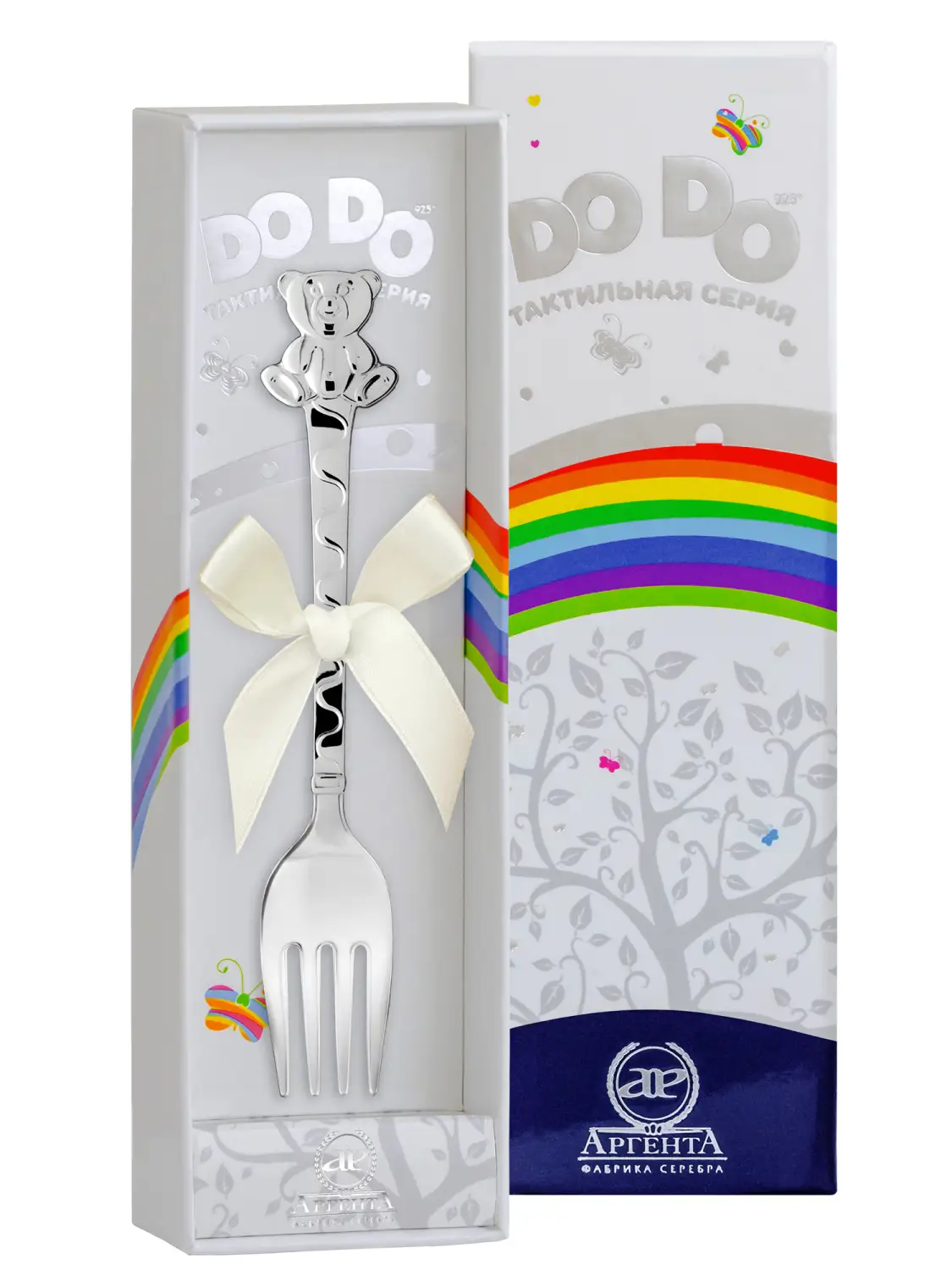 Вилка детская DODO "Медведь" (Серебро 925)