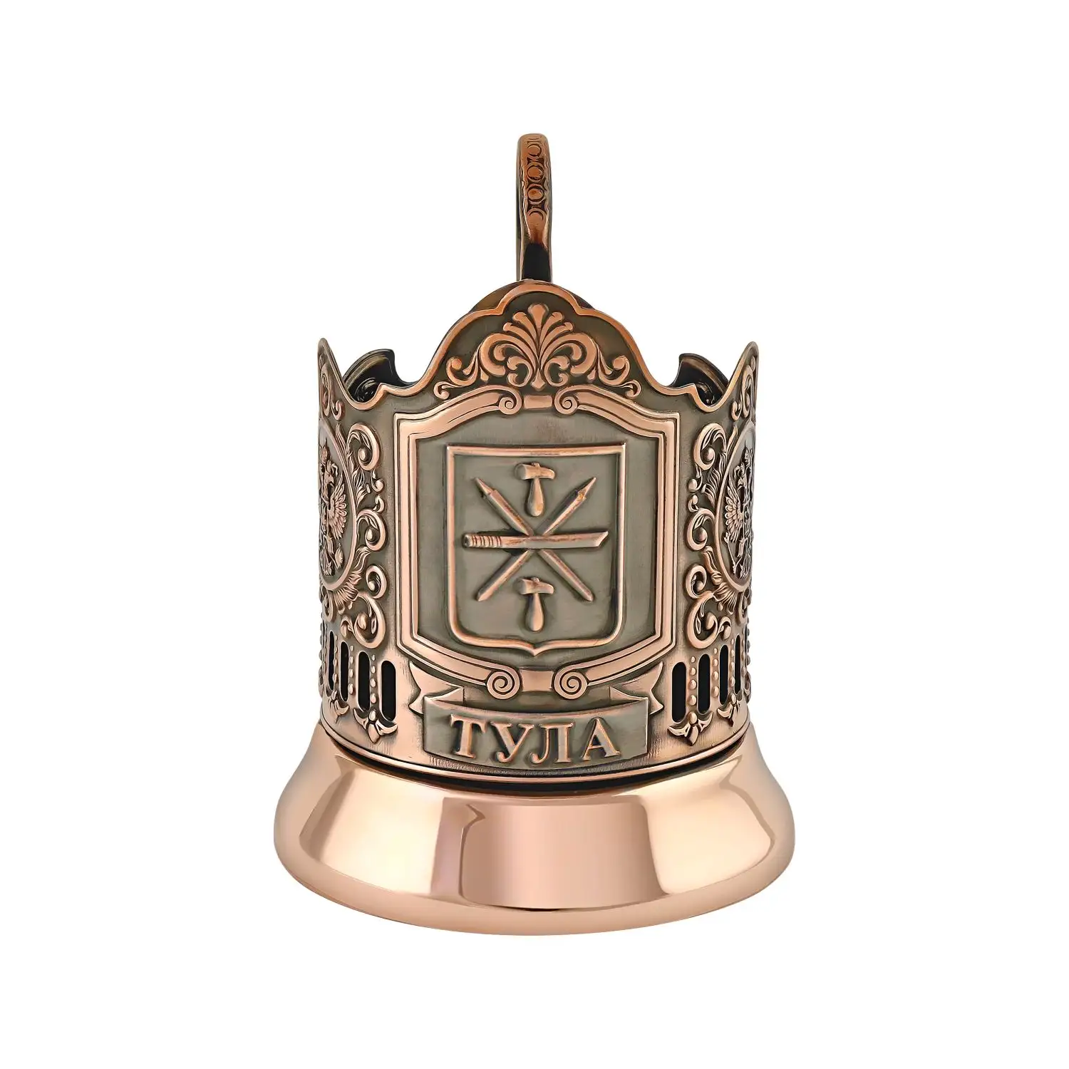 Подстаканник медный "Тула"