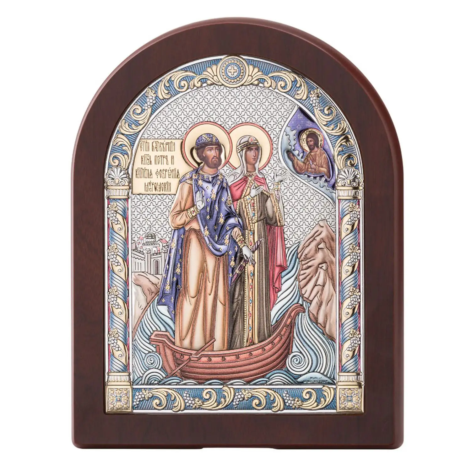Икона Святых Петра и Февронии (17,5*22,5)