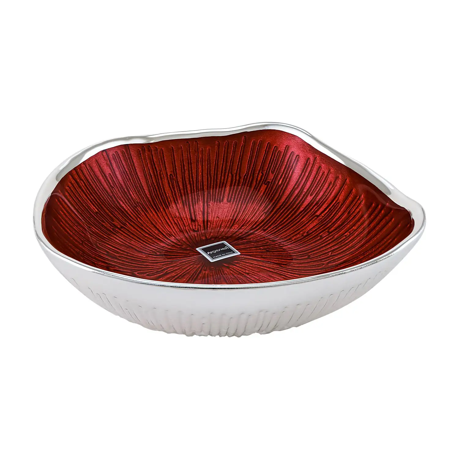 Чаша стеклянная ZEN (цвет красный) диаметр 15 см, высота 4 см чаша стеклянная venezia цвет красный диаметр 15 см высота 7 см