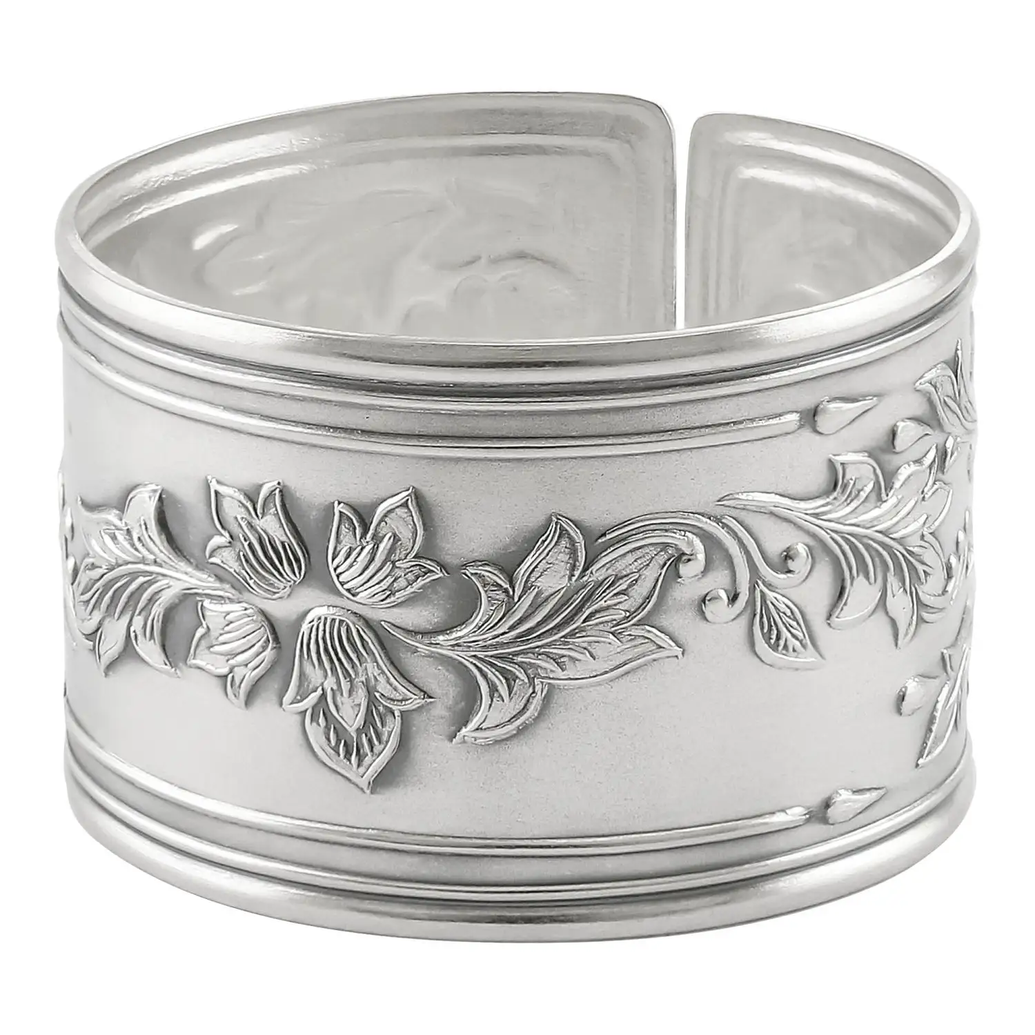 Набор колец для салфеток "Весна" 6 предметов из мельхиора с посеребрением