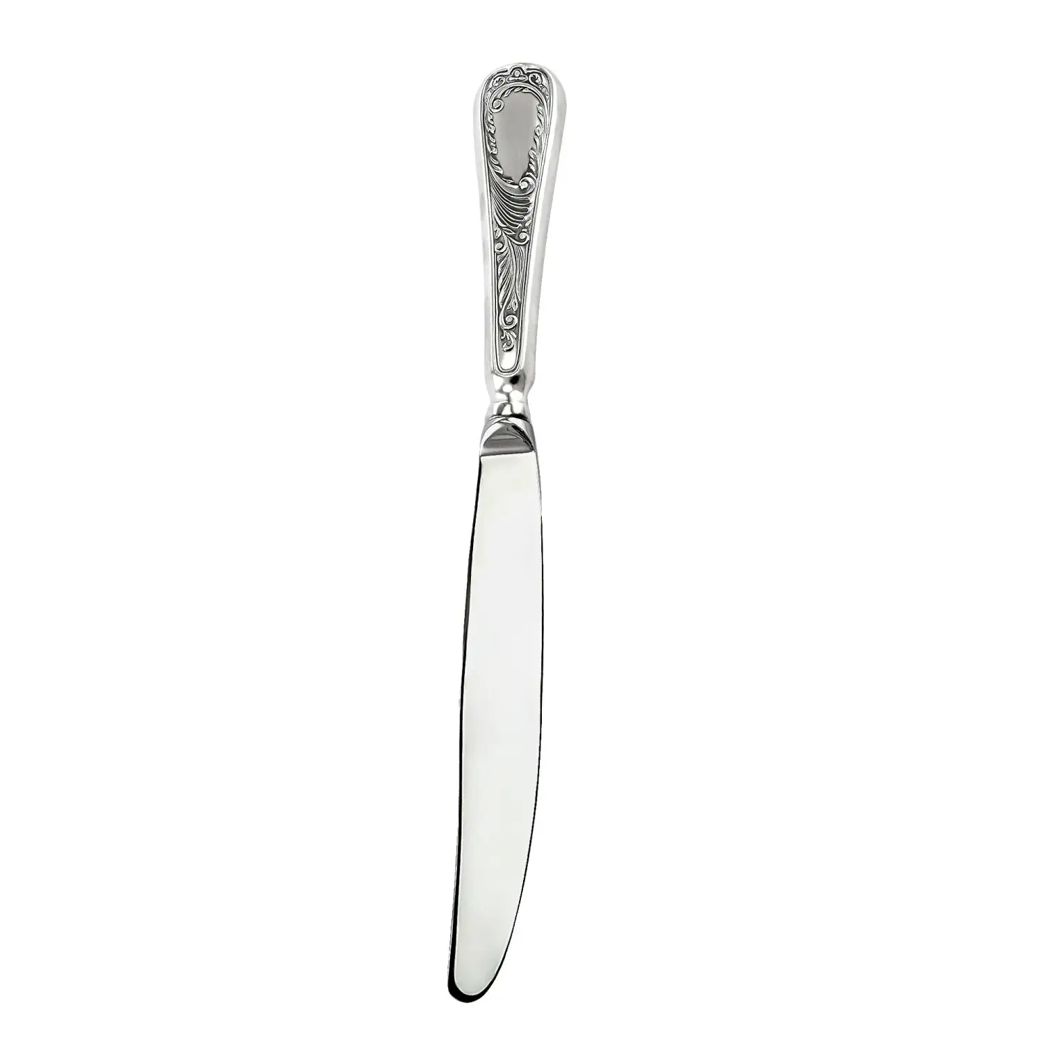 Нож столовый Глория из мельхиора с посеребрением набор столовый классика 24 предмета из мельхиора с посеребрением