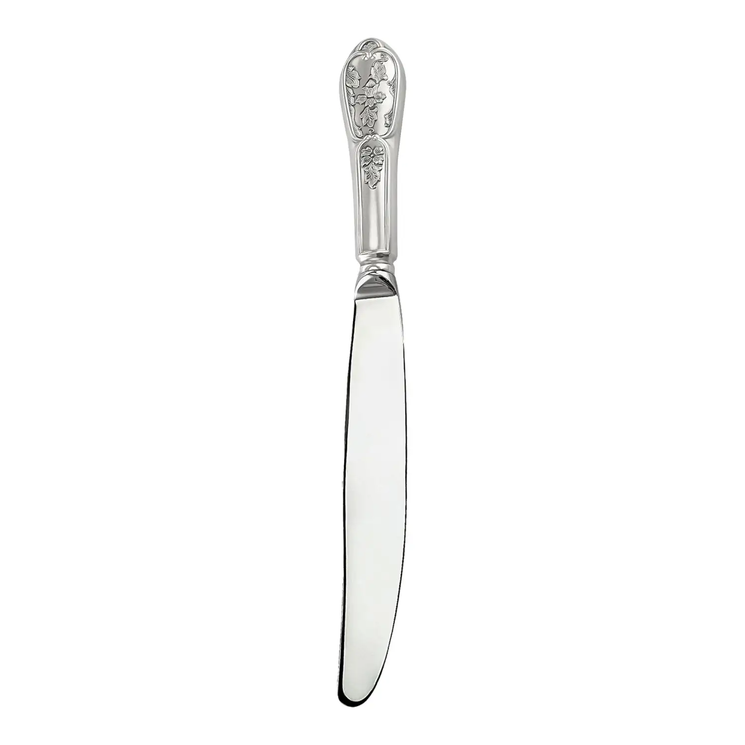 Нож столовый Весна из мельхиора с посеребрением набор столовый классика 24 предмета из мельхиора с посеребрением
