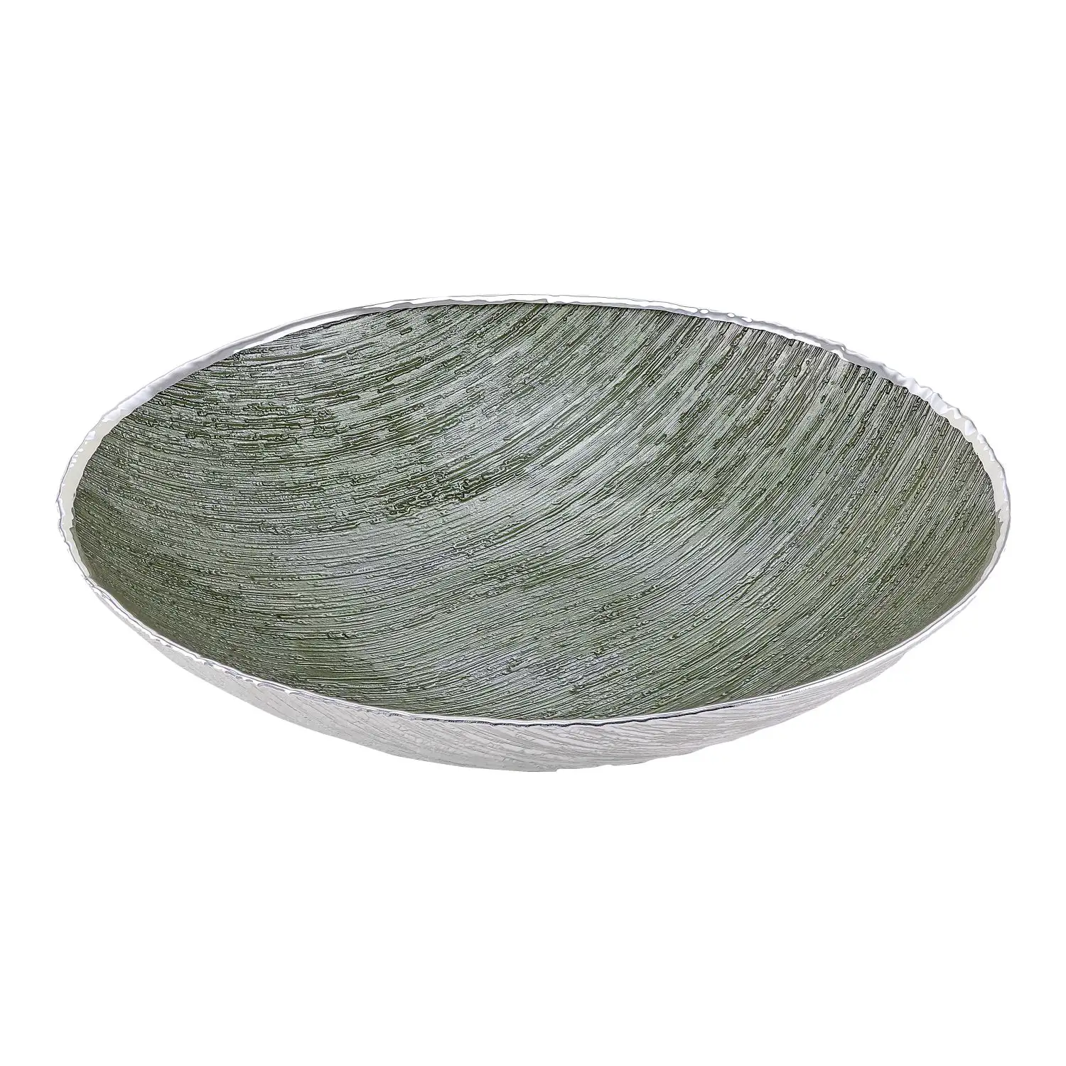 Чаша стеклянная GRANITO (цвет зеленый) диаметр 33 см