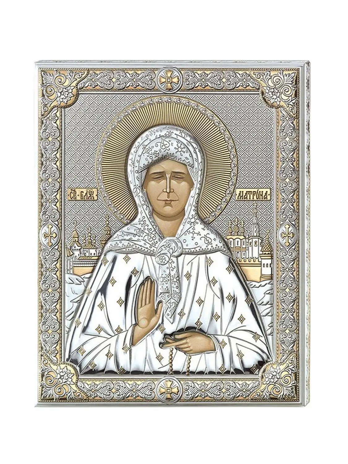 Икона Святая Матрона Московская (16*20), МДФ