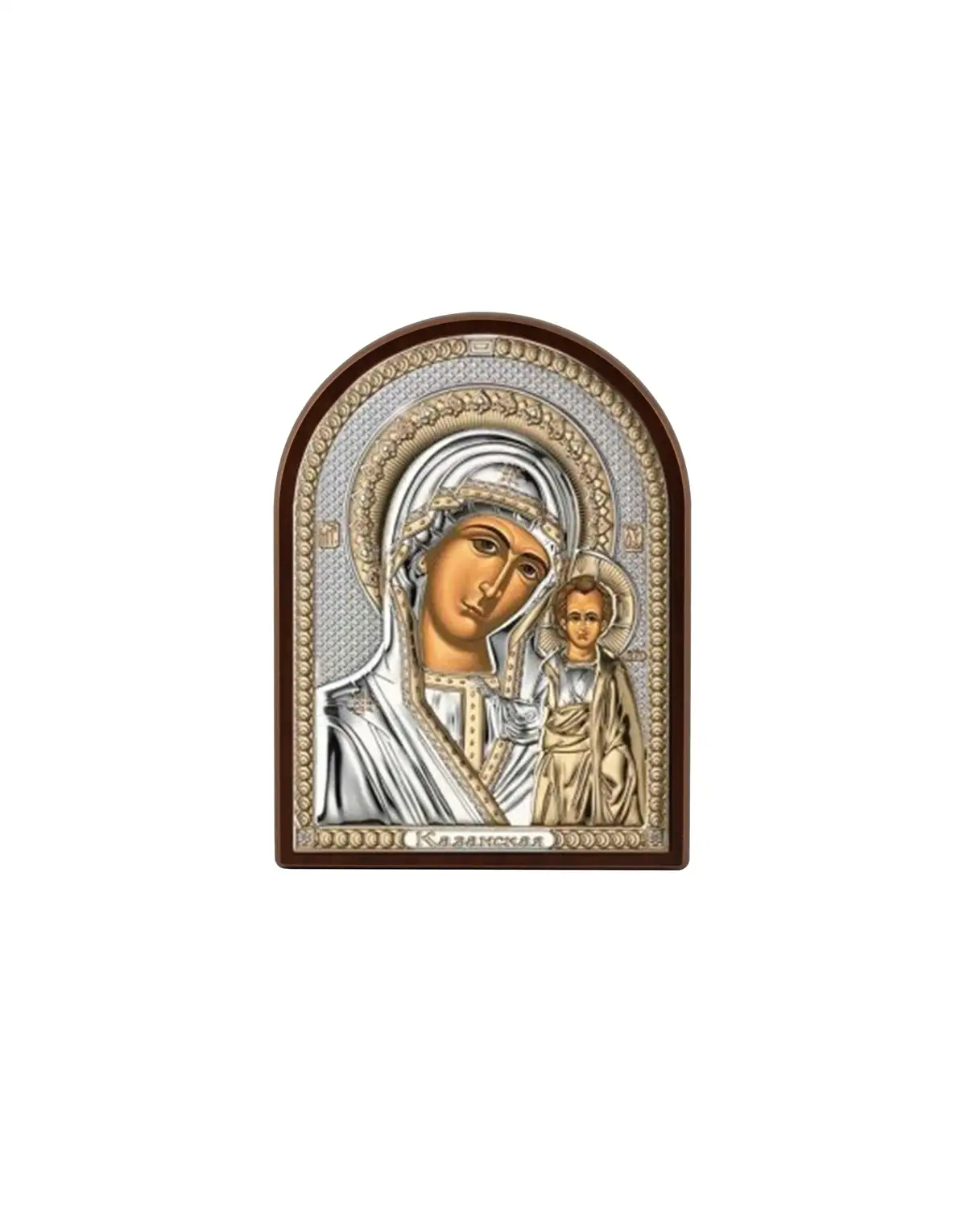 Икона Казанская Божья Матерь (6*8.5) икона божья матерь казанская 23 х 27 см