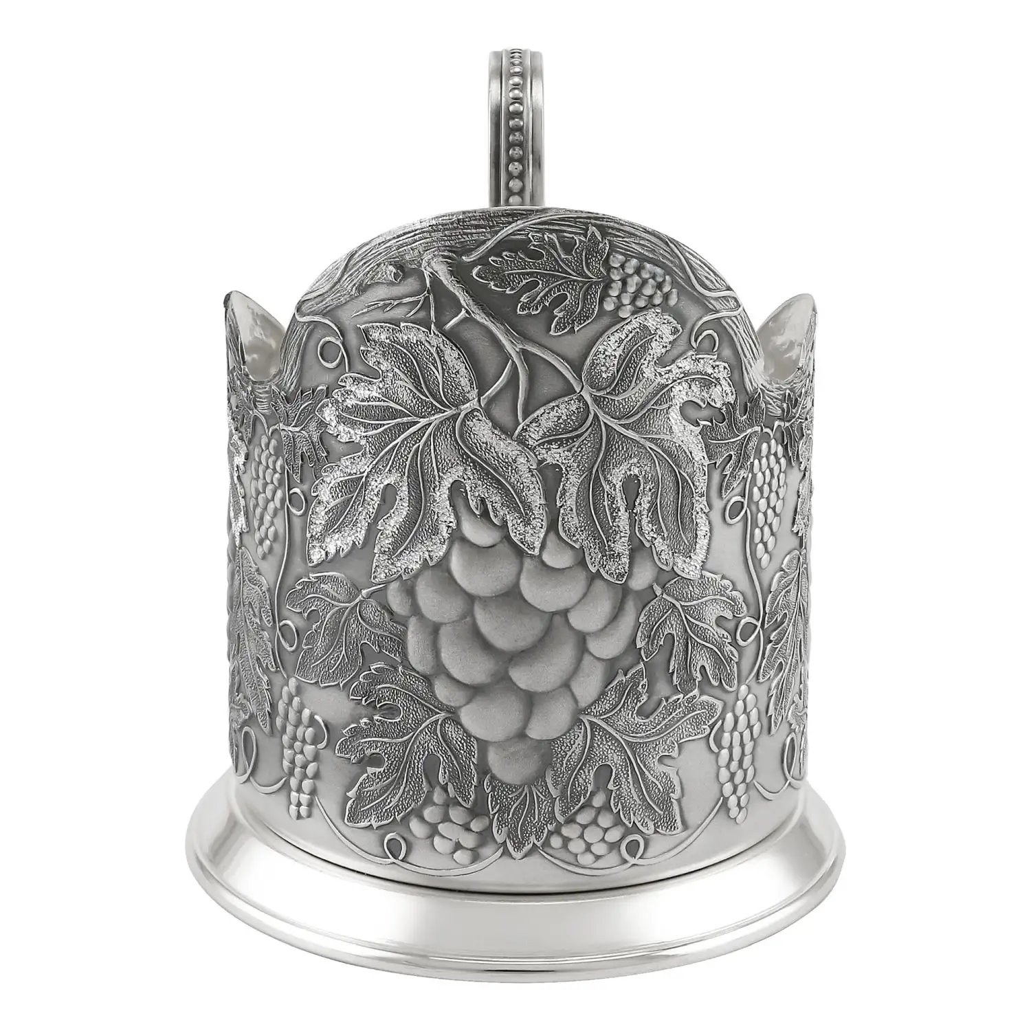 Подстаканник Виноградная лоза(Серебро 925) вилка столовая виноградная лоза футляр серебро 925