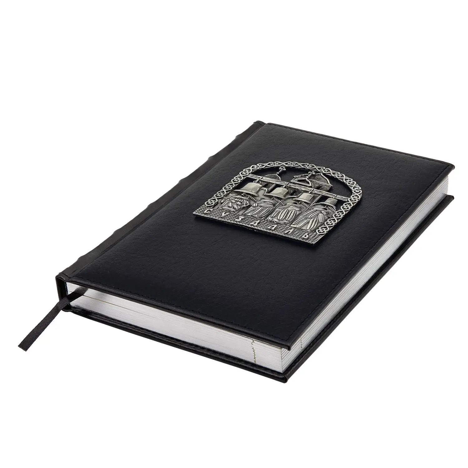 Ежедневник "Суздаль" никелированный с чернением