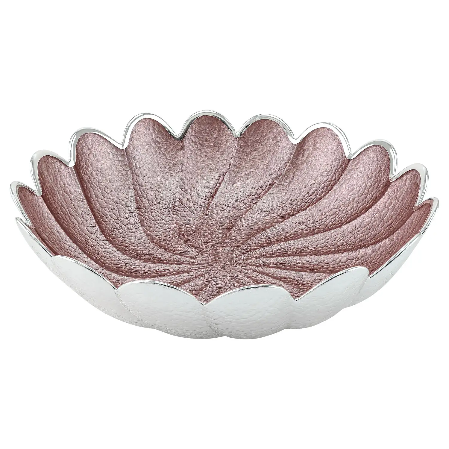 Чаша стеклянная TORCIGLIONE (цвет бледно-розовый) диаметр 26 см