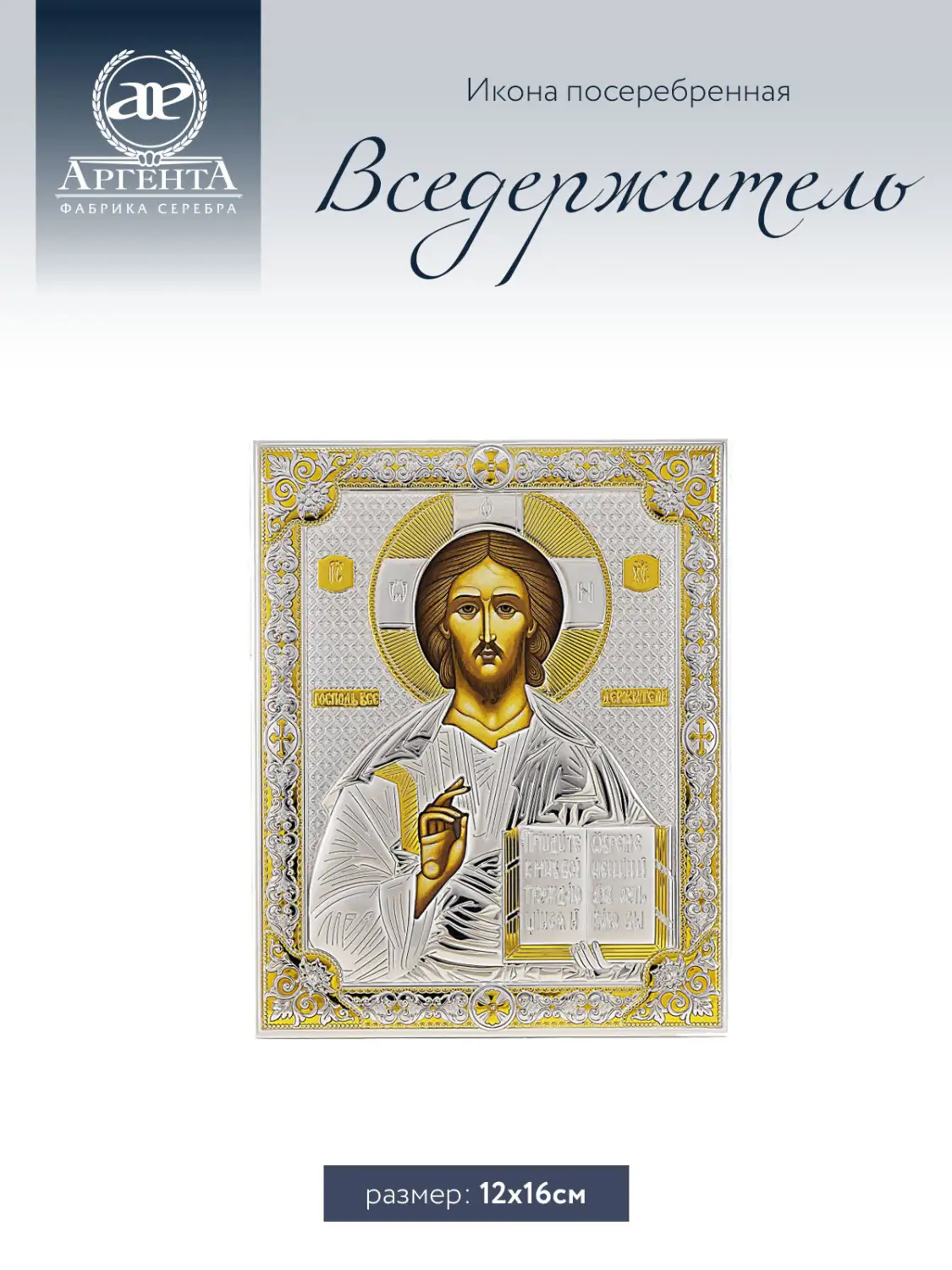 Икона Вседержитель (12*16)