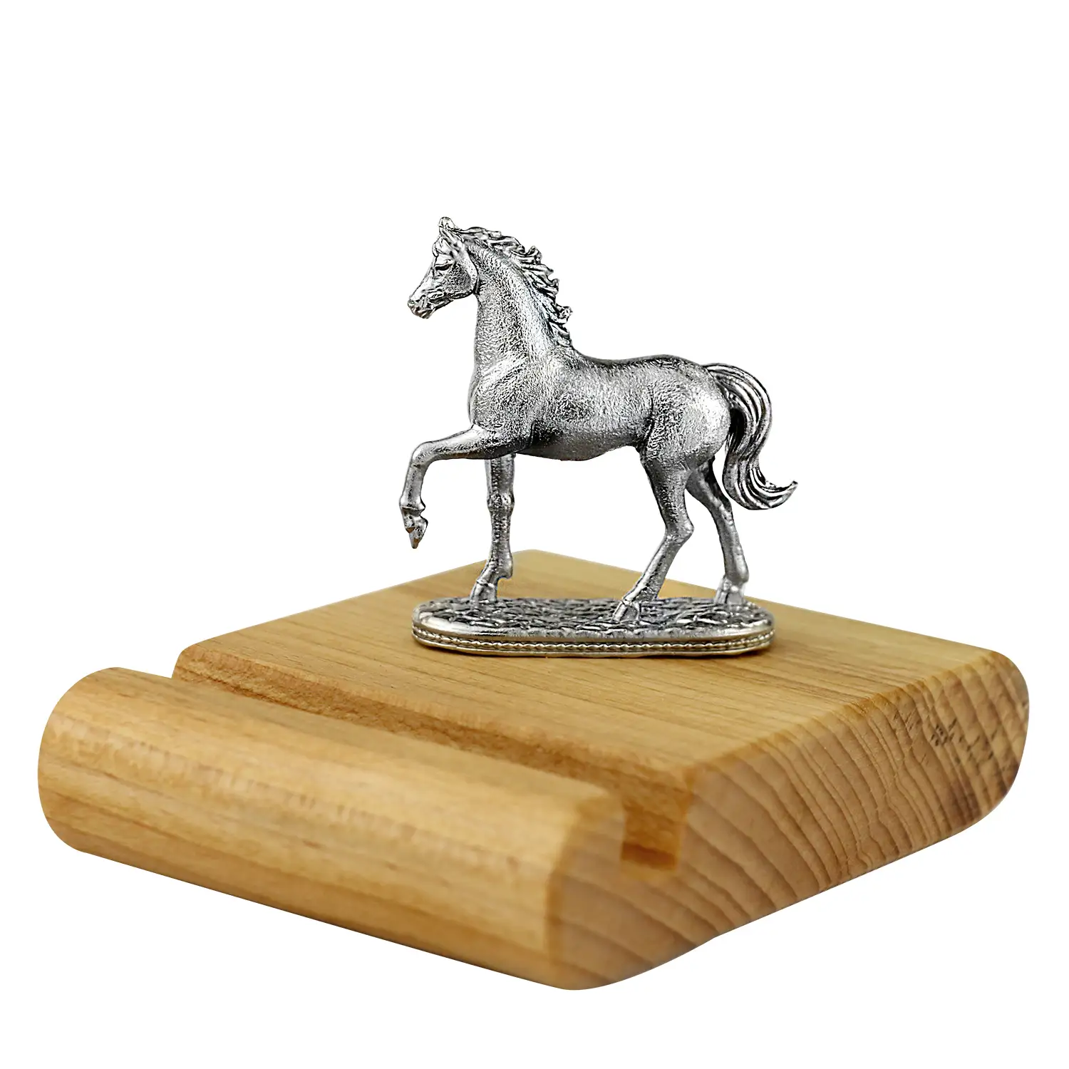 Подставка  для телефона "Лошадь" никелированная