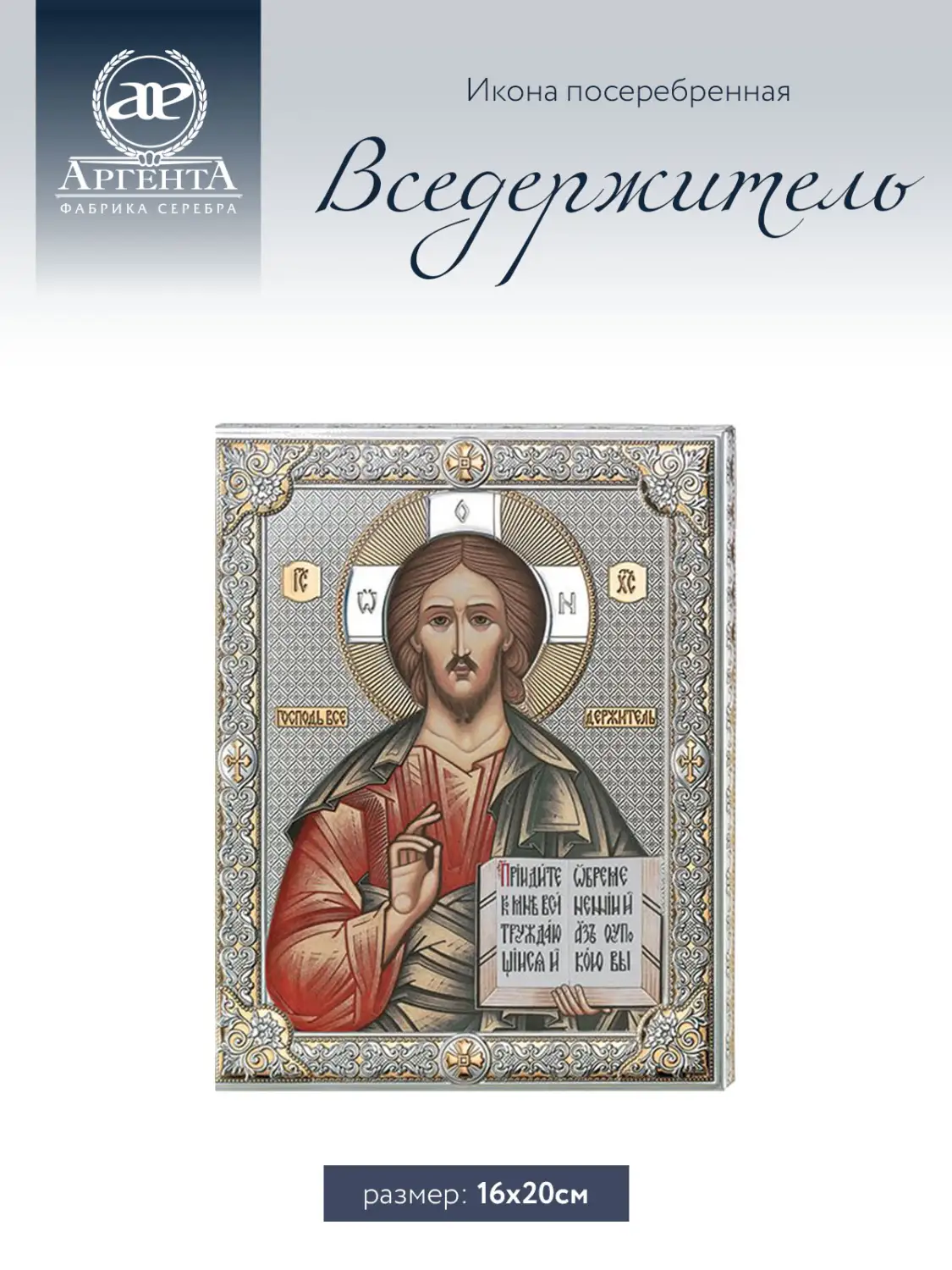 Икона Вседержитель (16*20)