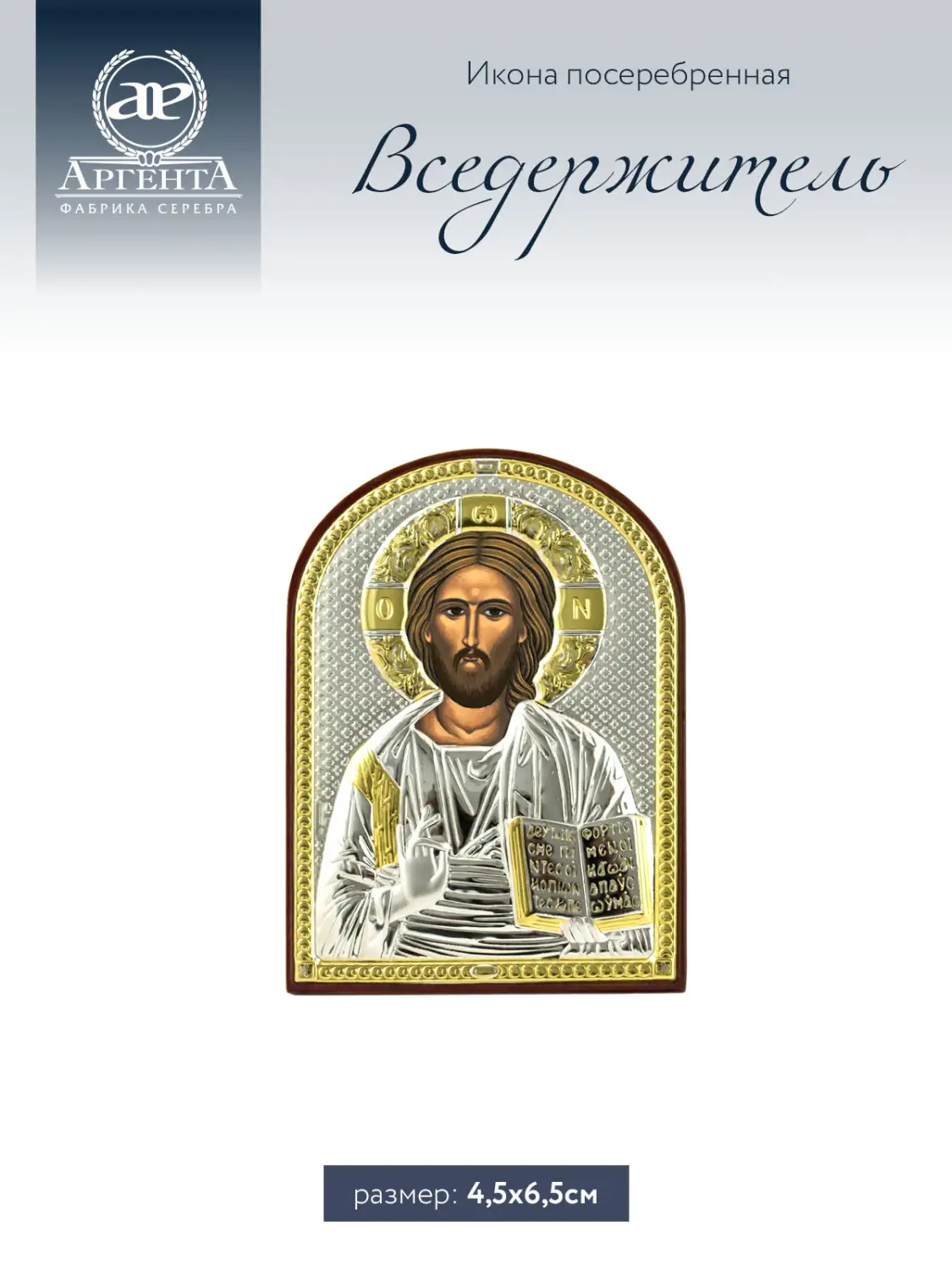Икона Вседержитель (4.5*6.5)