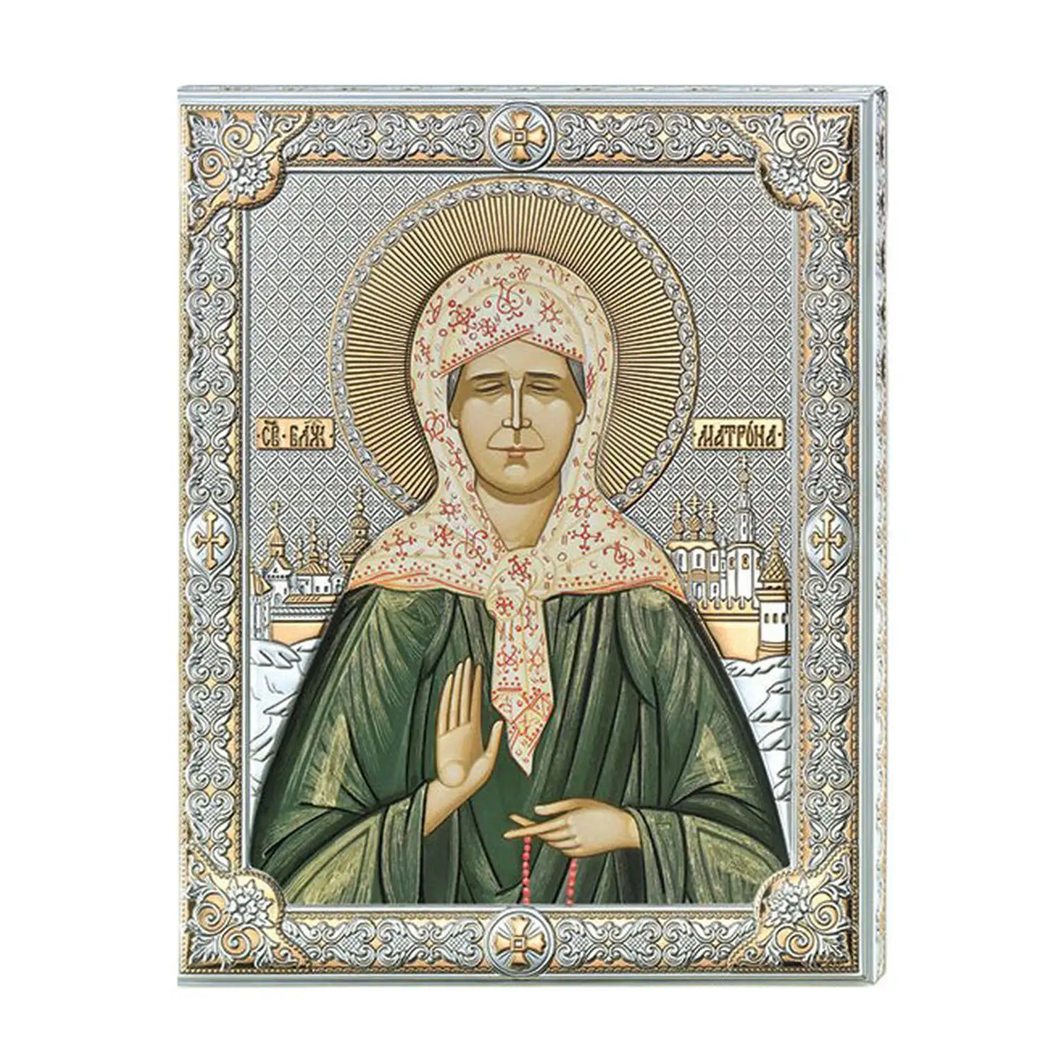 Икона Святая Матрона Московская (20*26), цветная