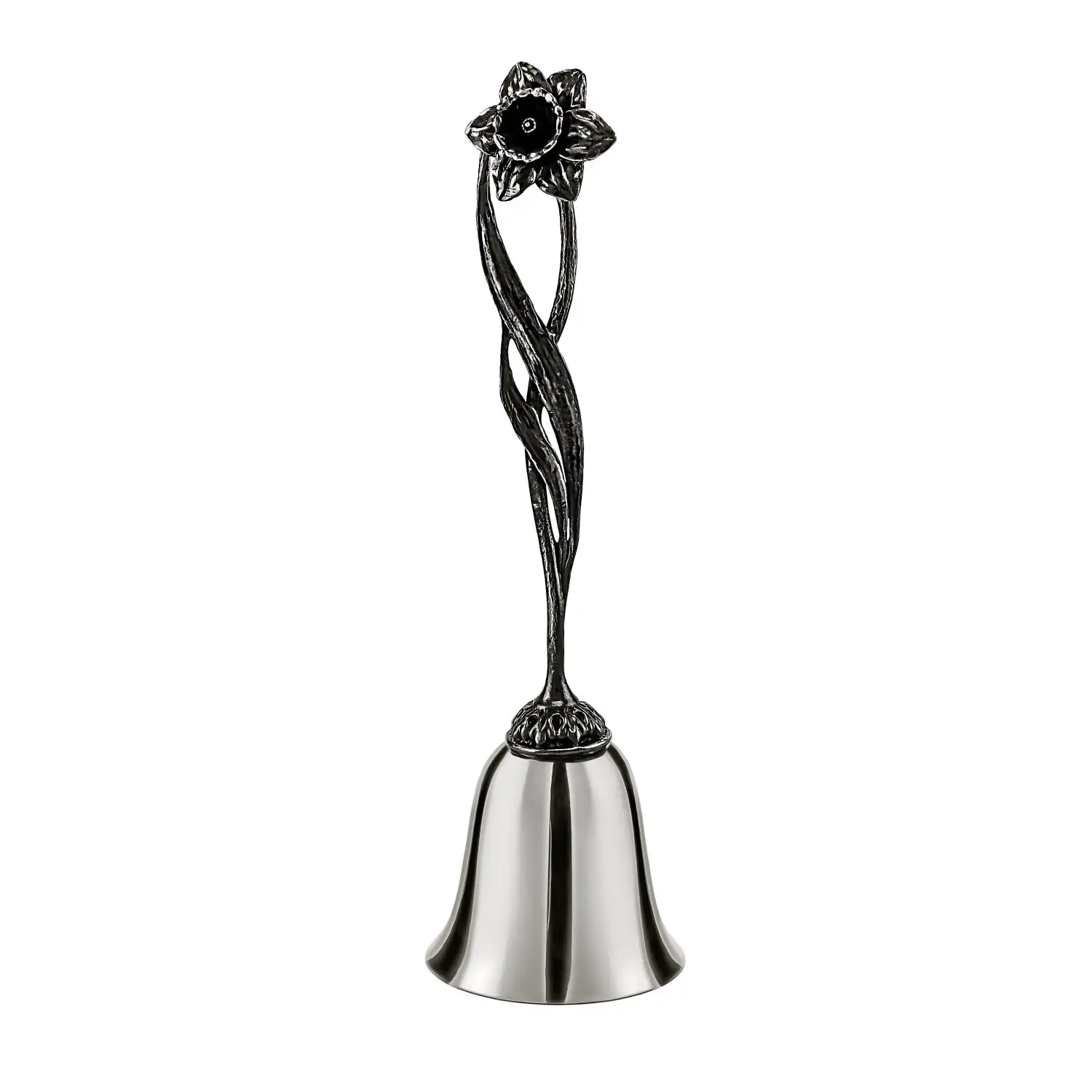 Колокольчик "Нарцисс" никелированный с чернением