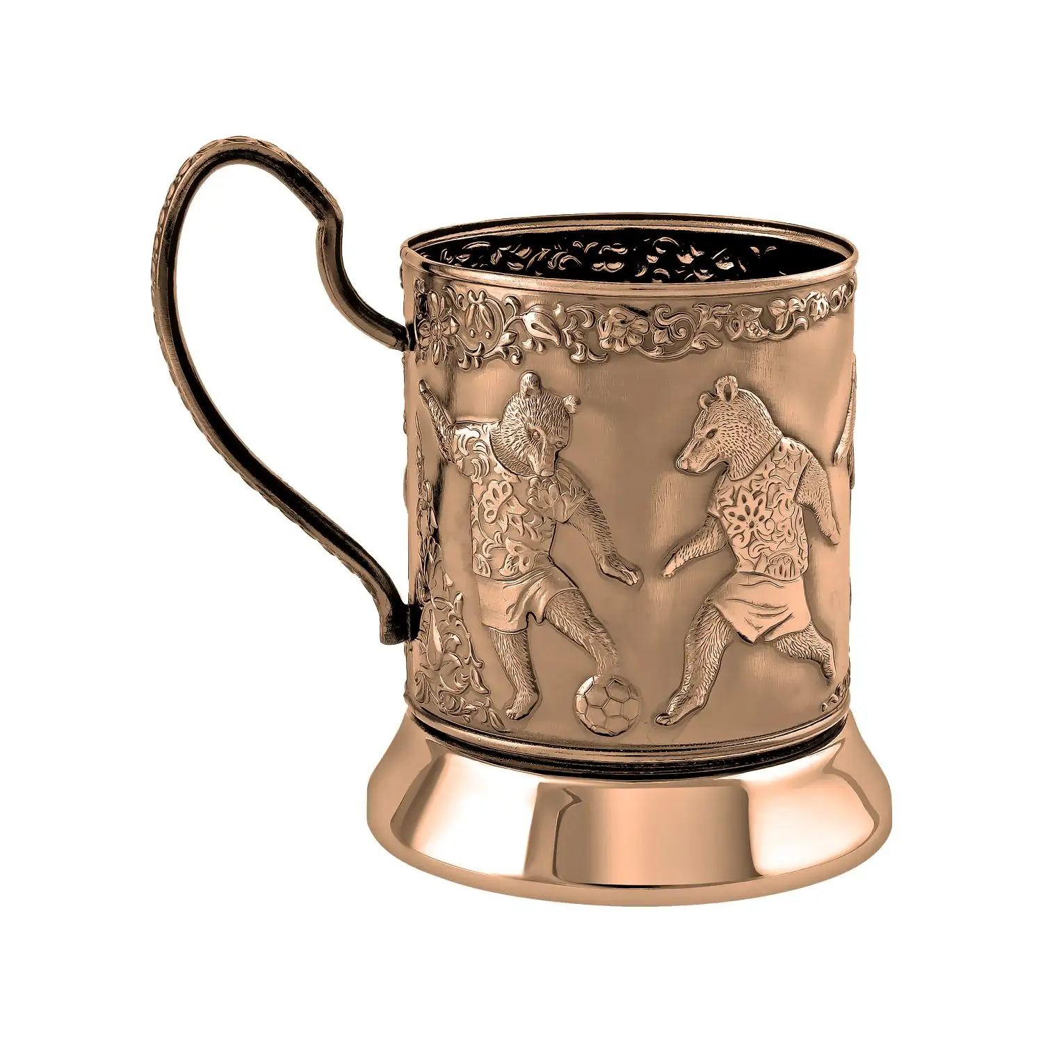 Подстаканник медный "Чемпионат мира-18"