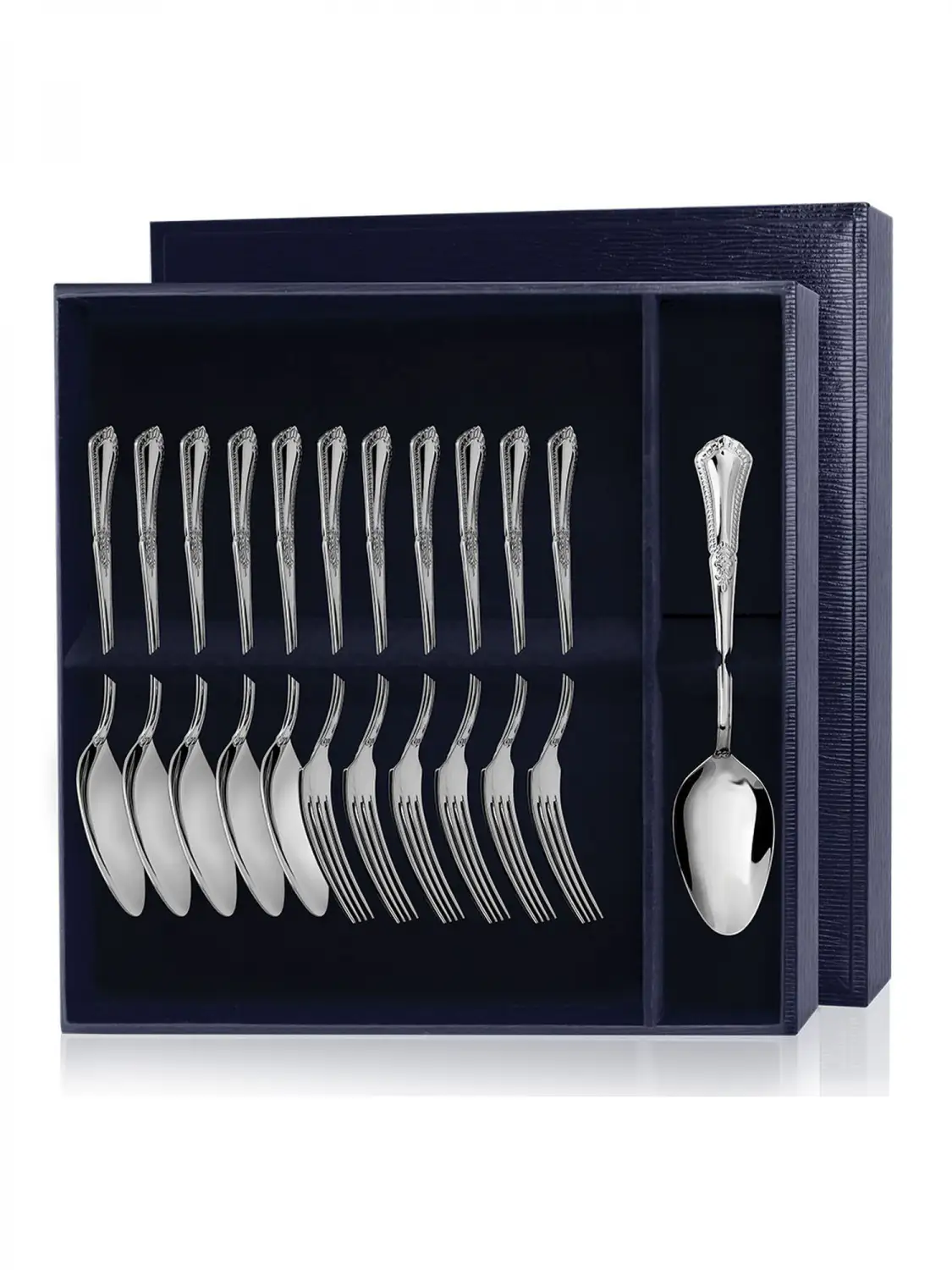 Набор десертный Фаворит: вилка и ложка (Серебро 925) набор десертный фаворит вилка ложка нож серебро 925